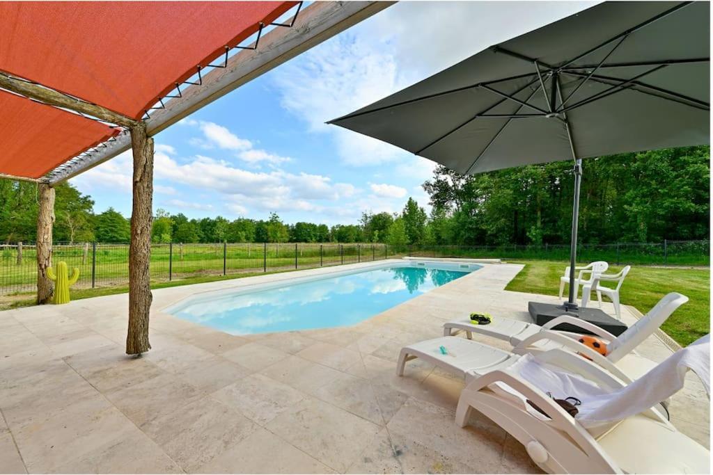 L'evasion En Pierre Piscine Et Etang Prive Ferienhaus Sevremoine